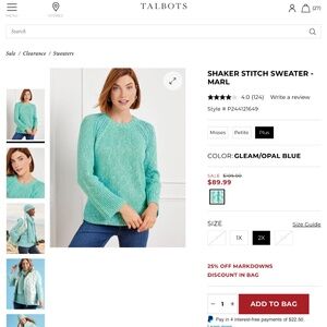 Talbots sweater